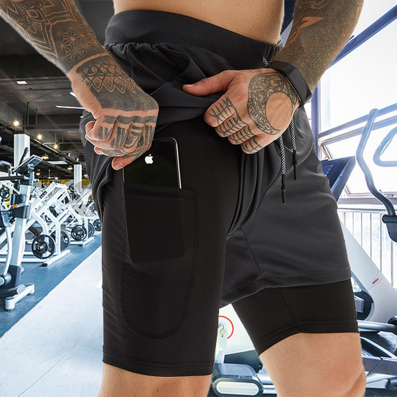 2-in-1 Compression Shorts