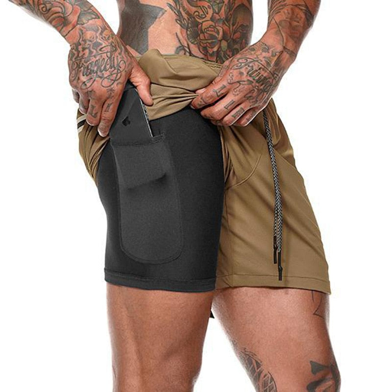 2-in-1 Compression Shorts