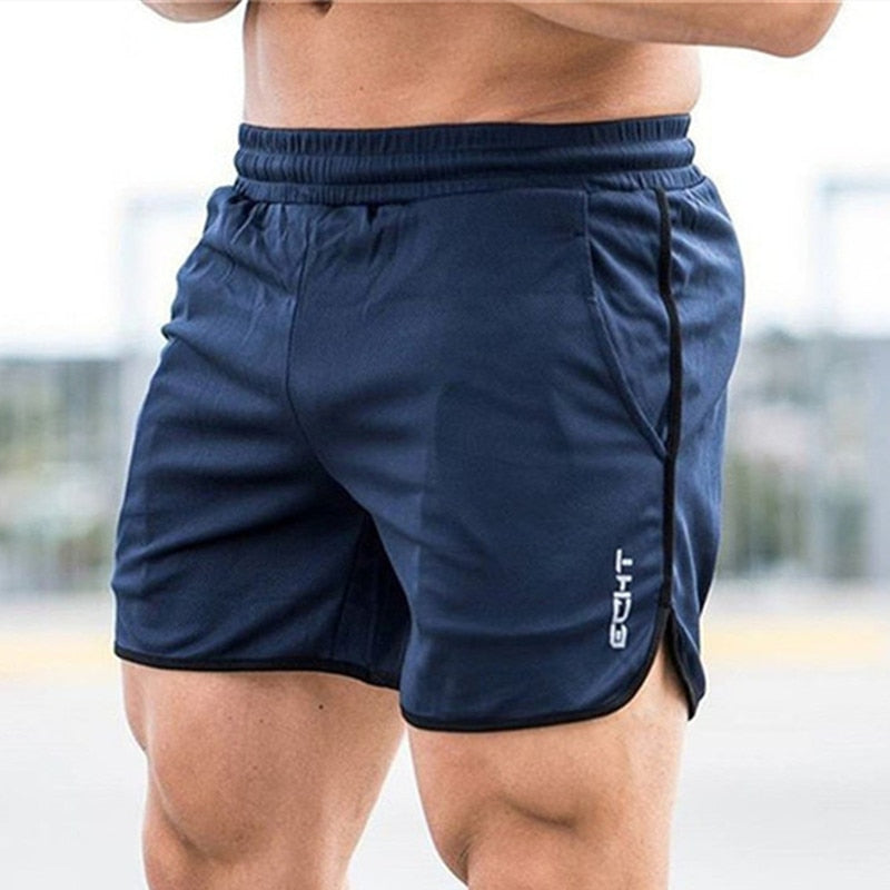 Navy Midleg Training Shorts
