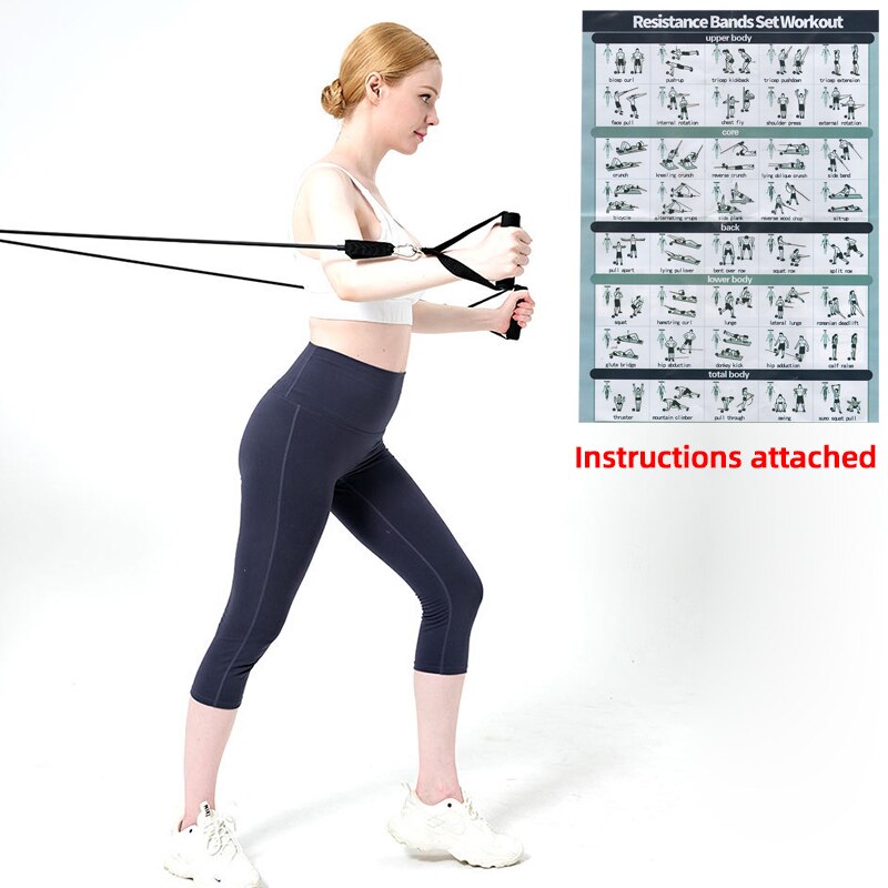 Elastic Resistance Bands Set