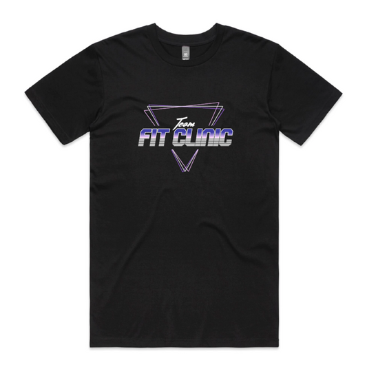 Women's Fit Clinic Retro Tee in Purple & Pink