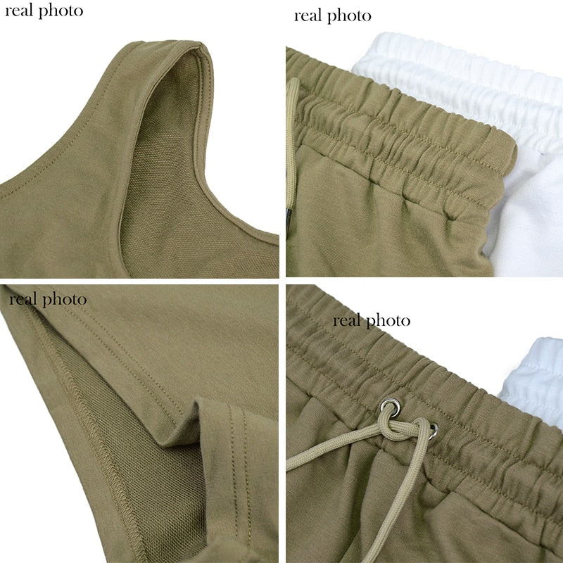 Women Tank Top And Shorts Sets