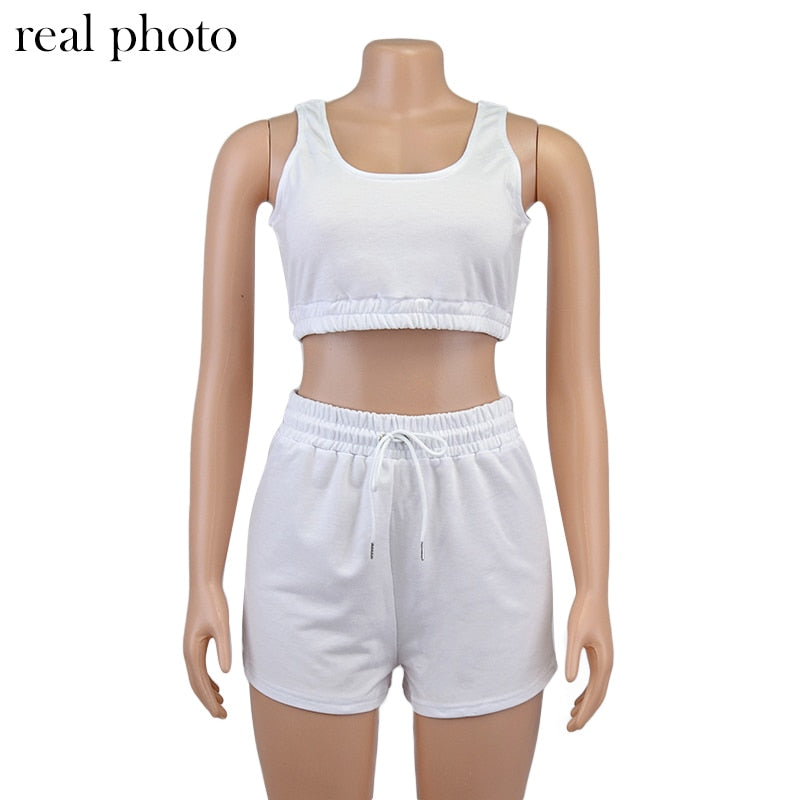 Women Tank Top And Shorts Sets