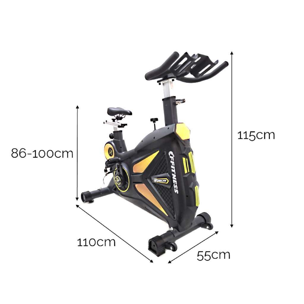 Indoor Cycling Aero Spin Bike - 18kg Flywheel