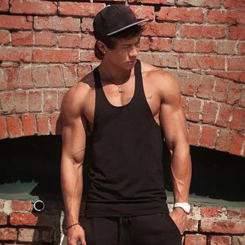 Plain Summer Style  fitness Tank Top