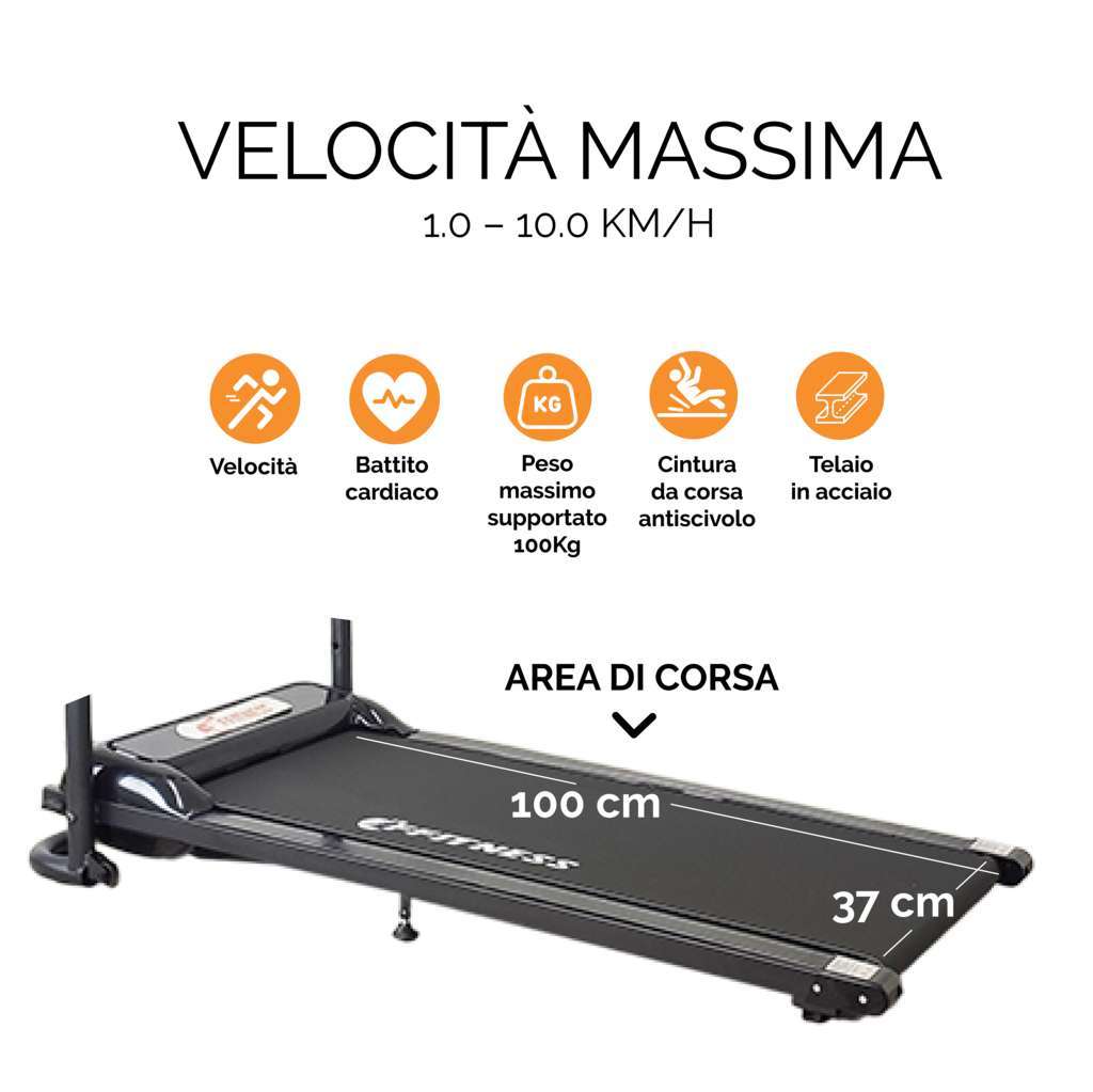 Folding Electric Treadmill 10km/h