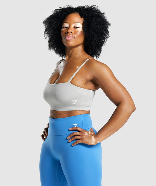 Gymshark Bandeau Sports Bra - Grey
