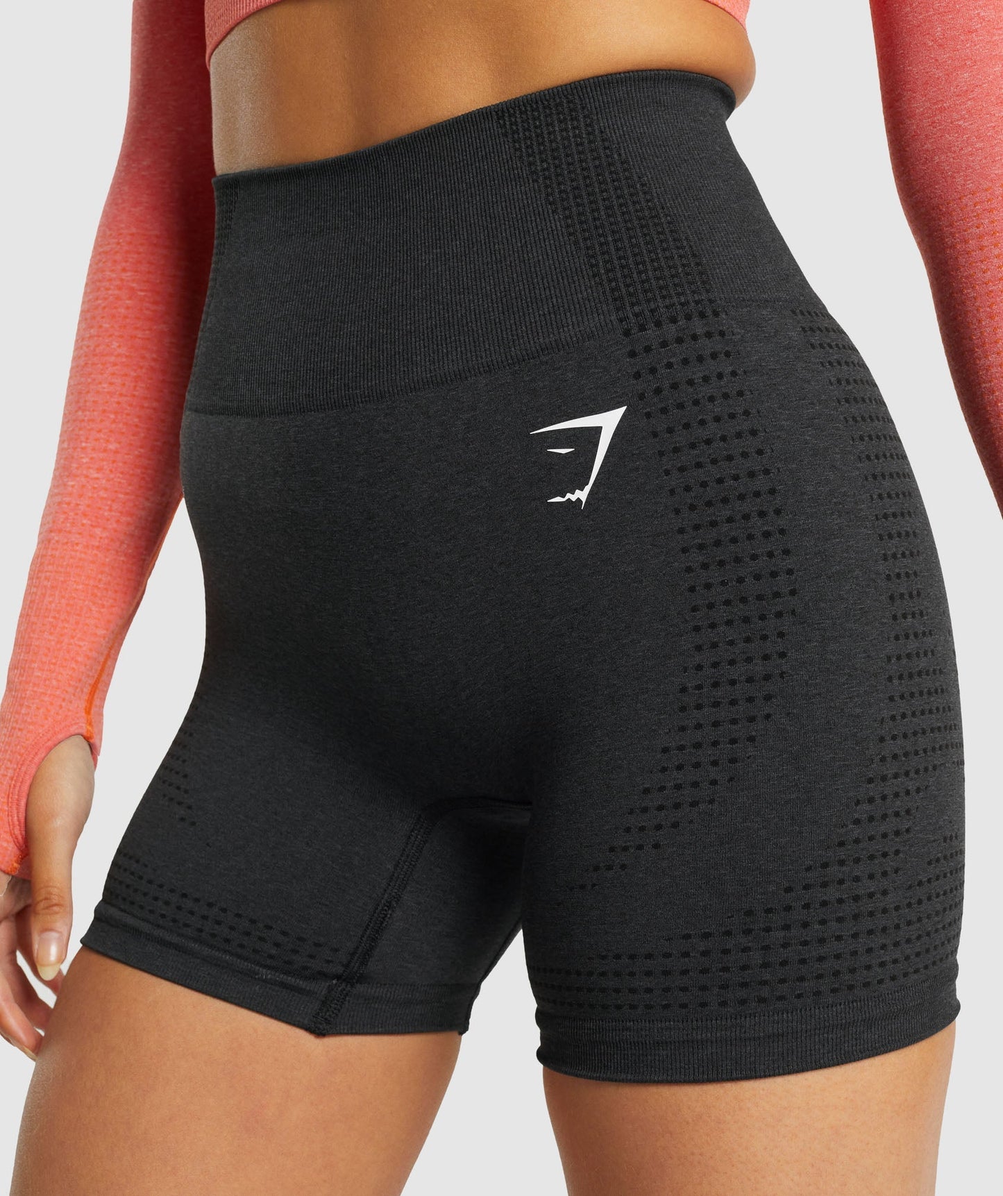 Gymshark Vital Seamless 2.0 Shorts - Black Marl