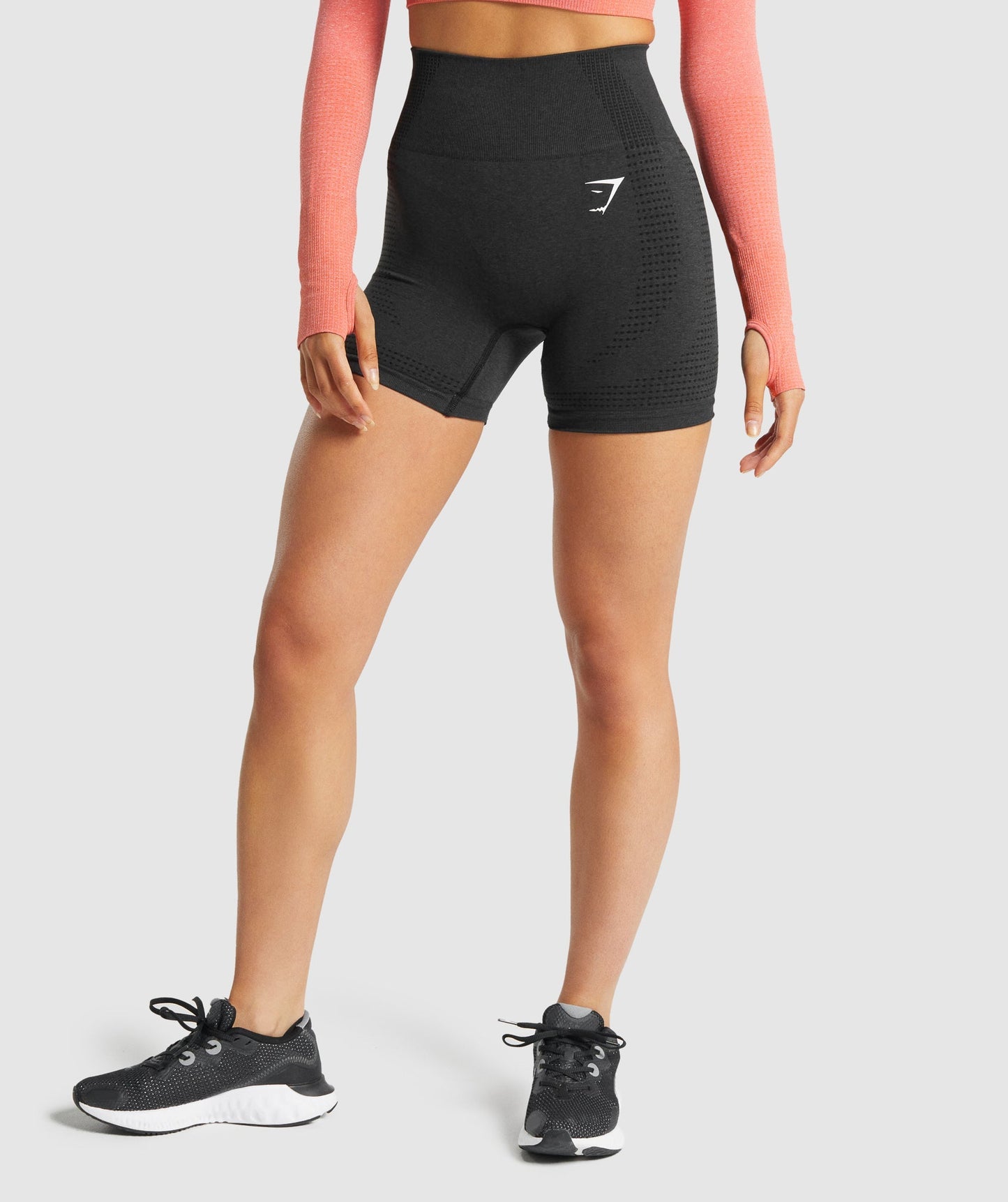 Gymshark Vital Seamless 2.0 Shorts - Black Marl