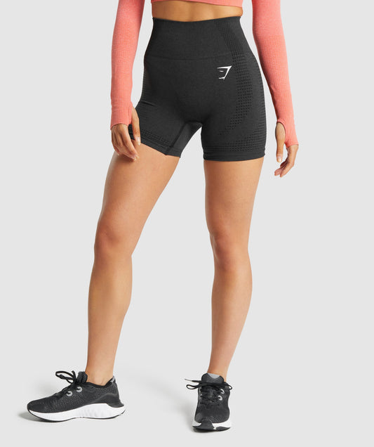 Gymshark Vital Seamless 2.0 Shorts - Black Marl
