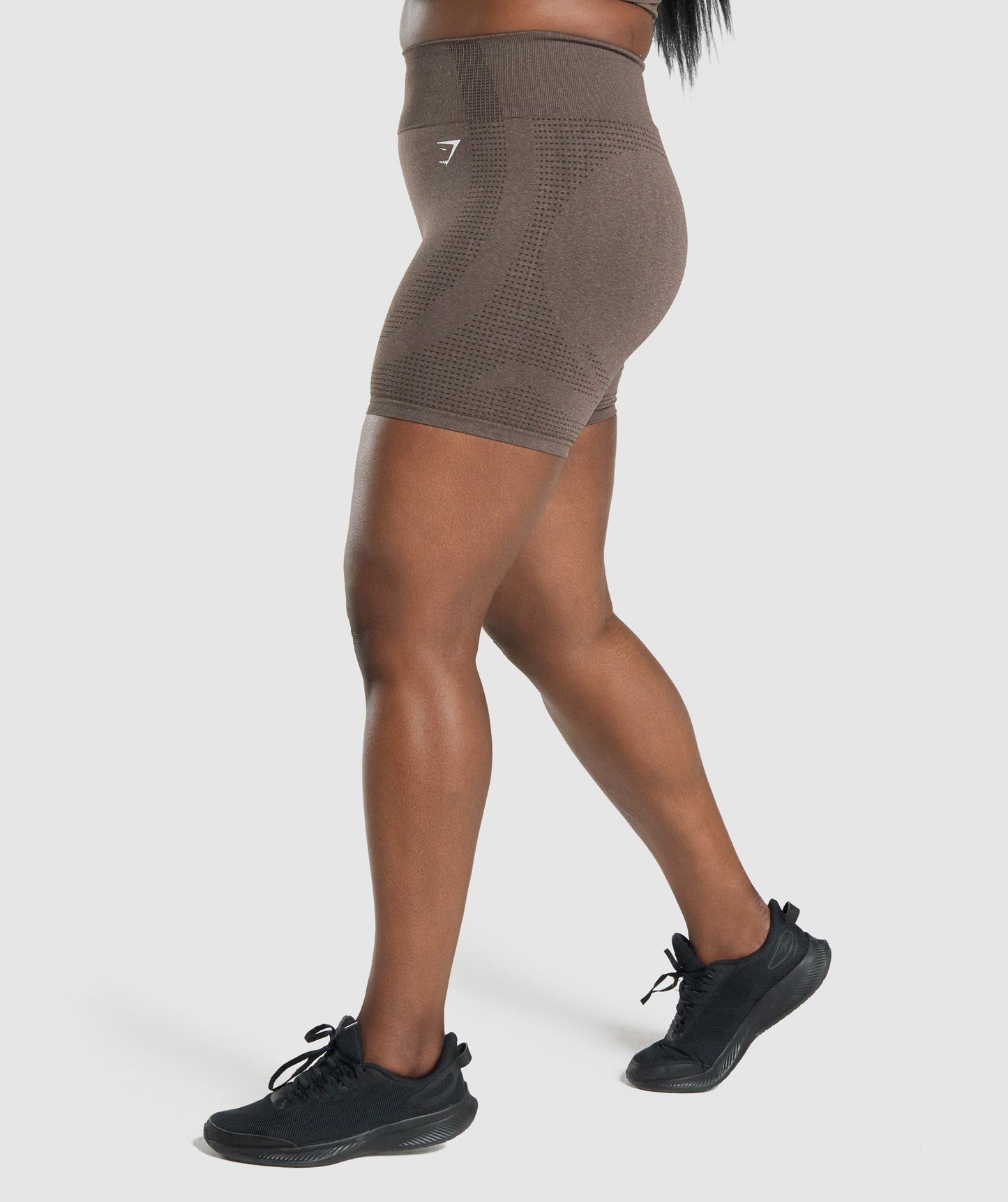 Gymshark Vital Seamless 2.0 Shorts - Brown Marl