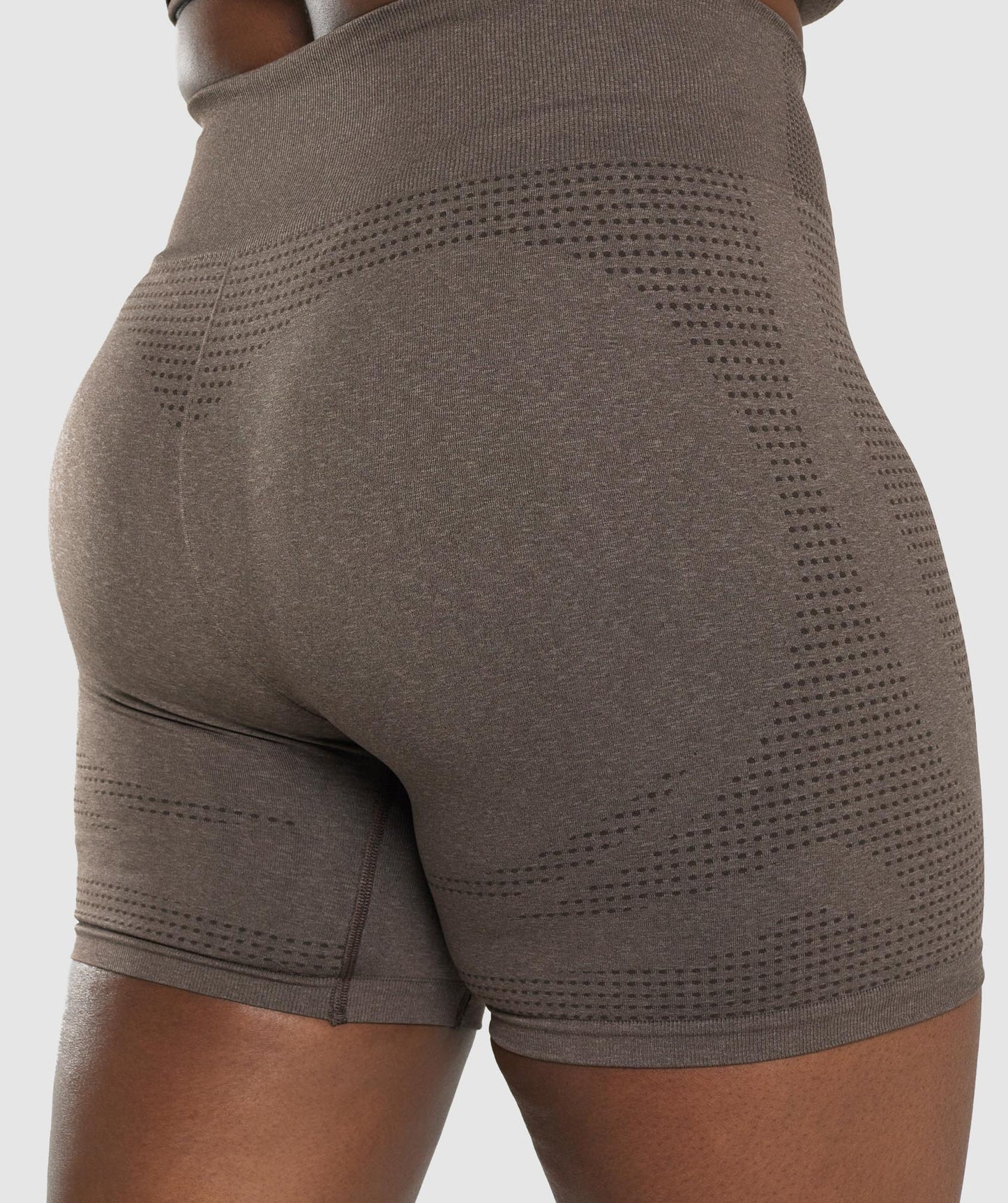 Gymshark Vital Seamless 2.0 Shorts - Brown Marl