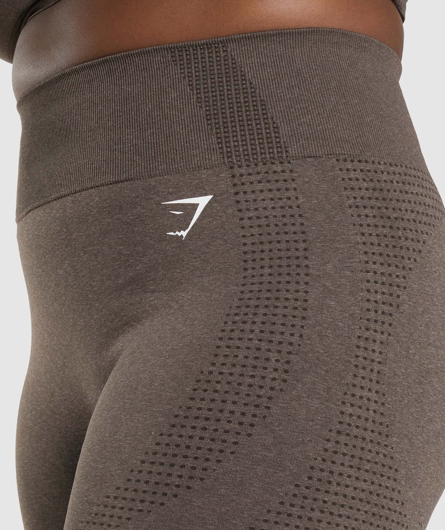 Gymshark Vital Seamless 2.0 Shorts - Brown Marl