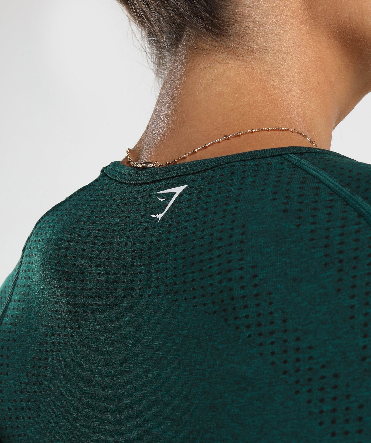 Gymshark Vital Seamless 2.0 Crop Top - Deep Teal Marl