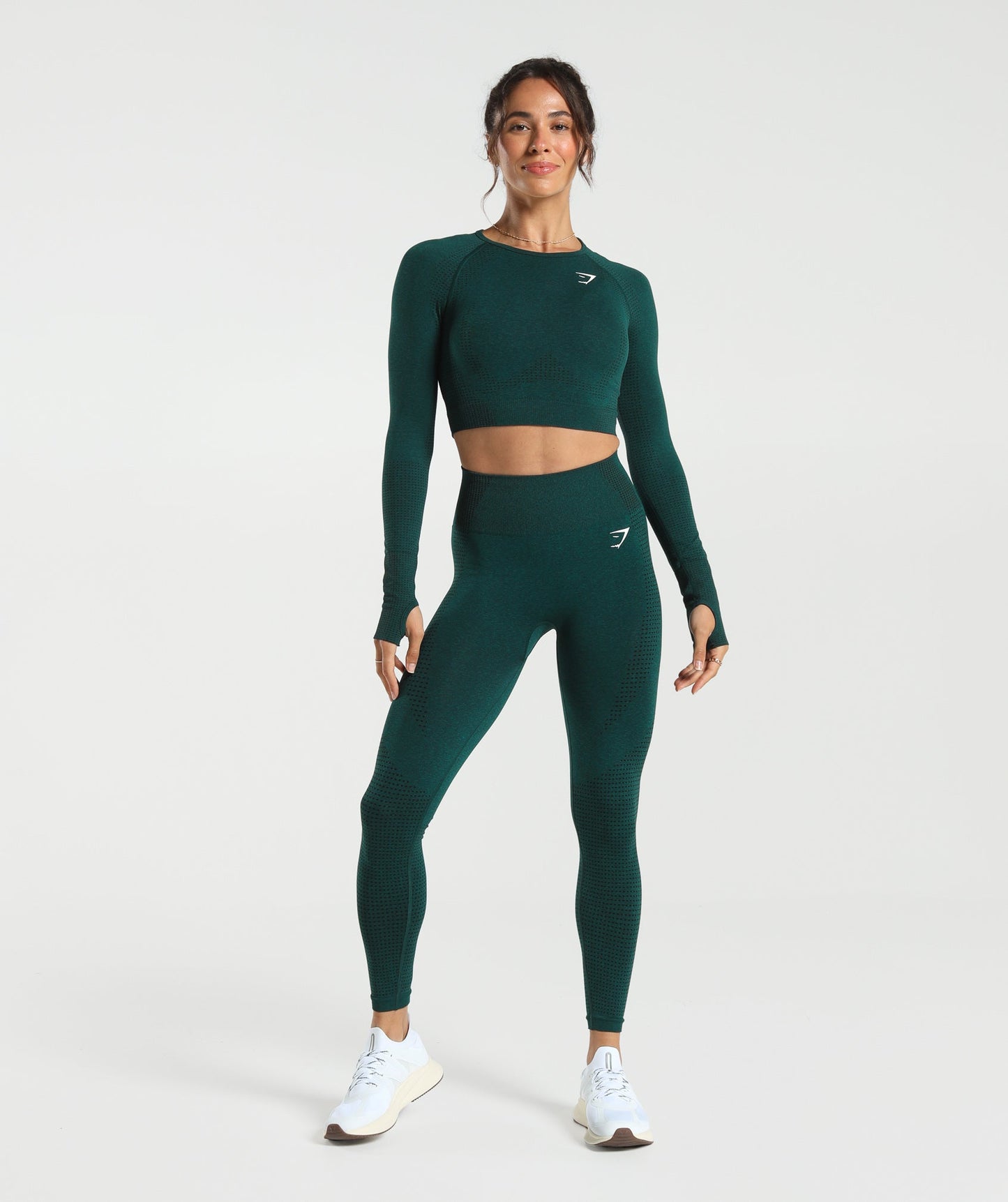 Gymshark Vital Seamless 2.0 Leggings - Deep Teal Marl