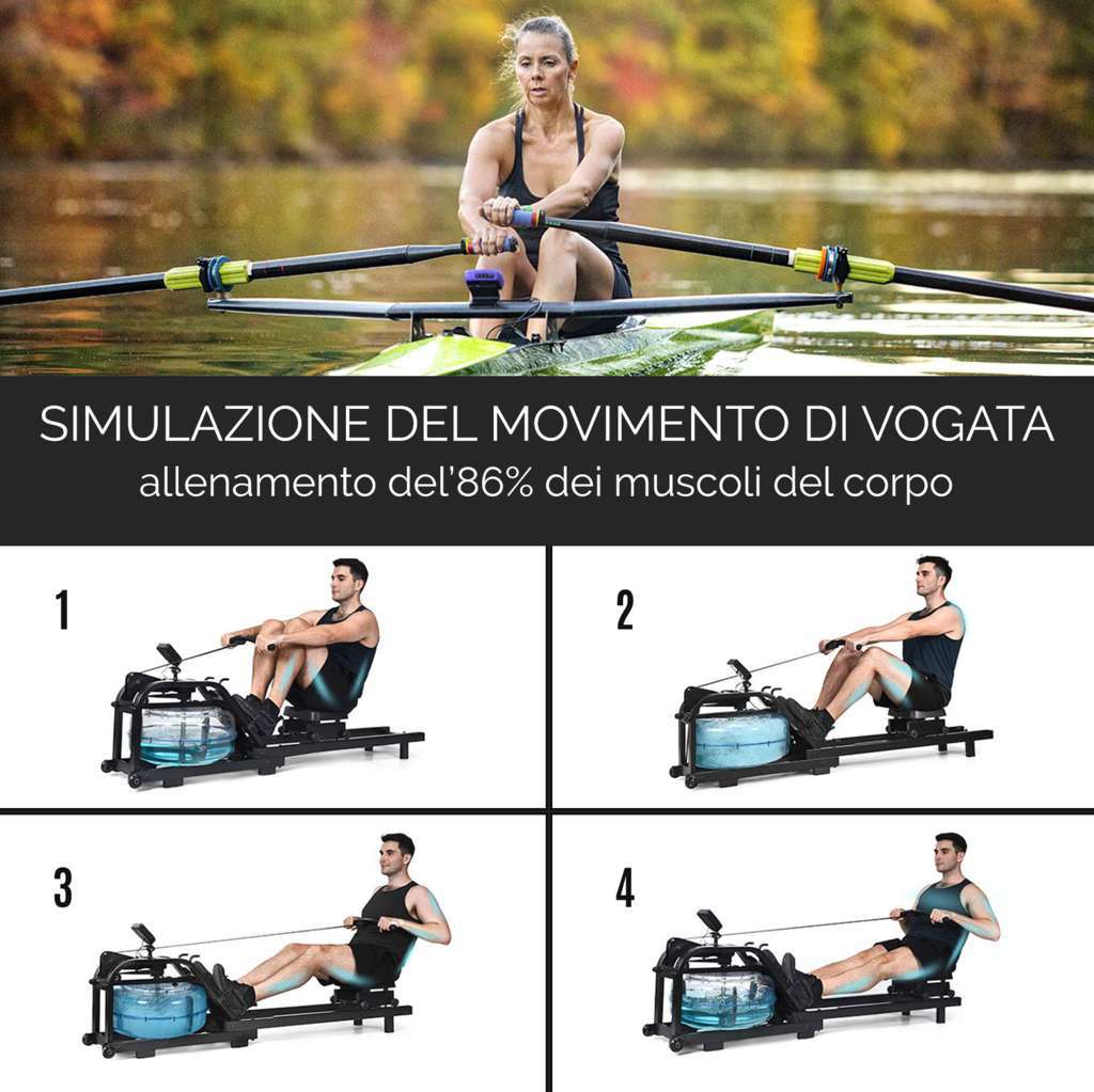 Water Resistance Rowing Machine