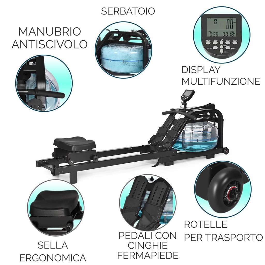 Water Resistance Rowing Machine