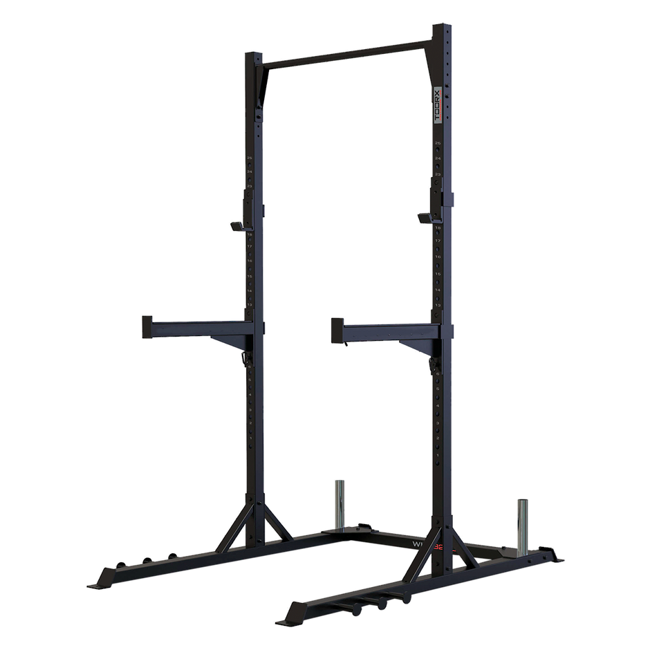TOORX WLX-3200 Professional Half Rack with Dip Handles
