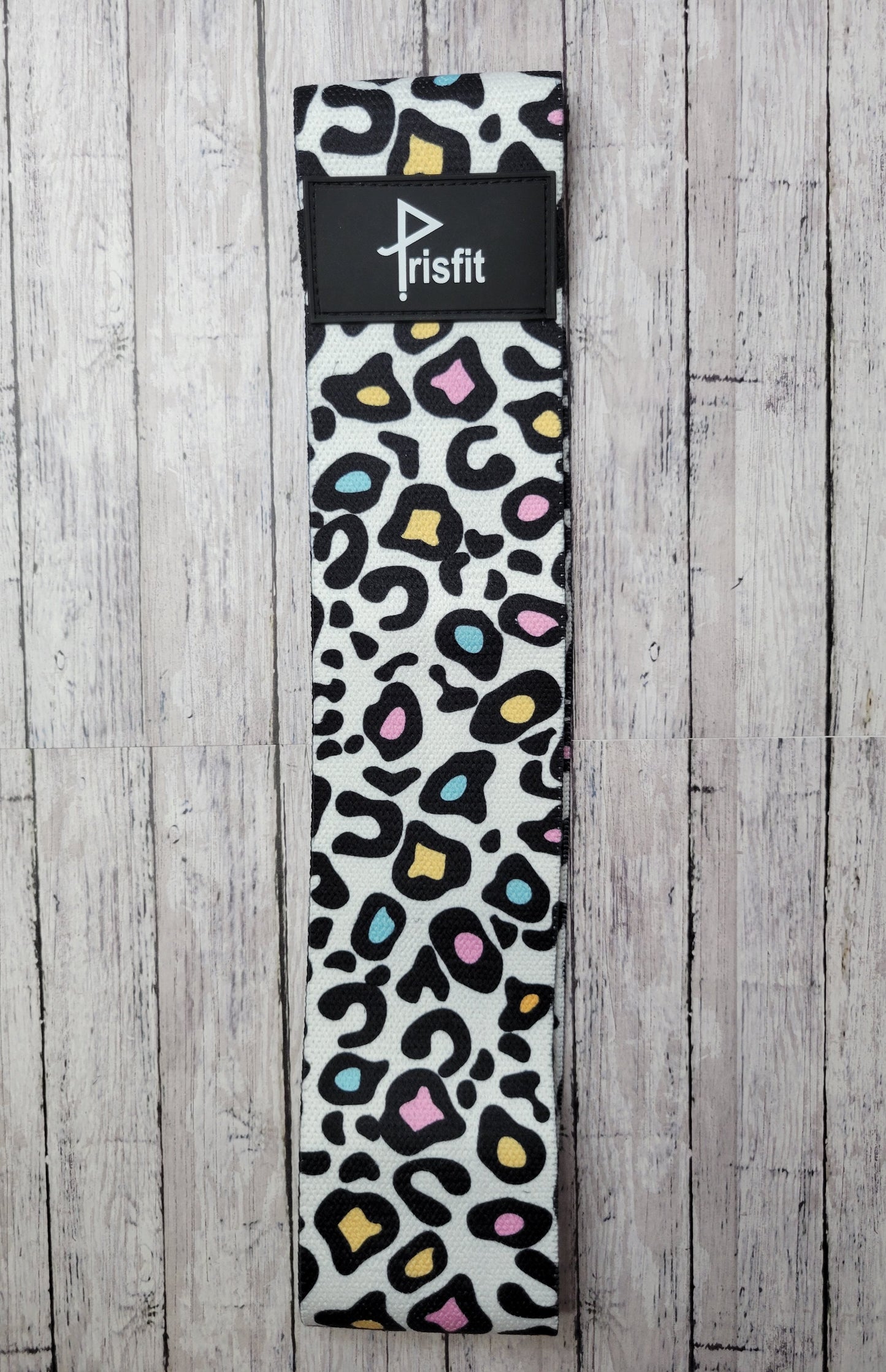 White Multi-Color Leopard Glute Band (Light)