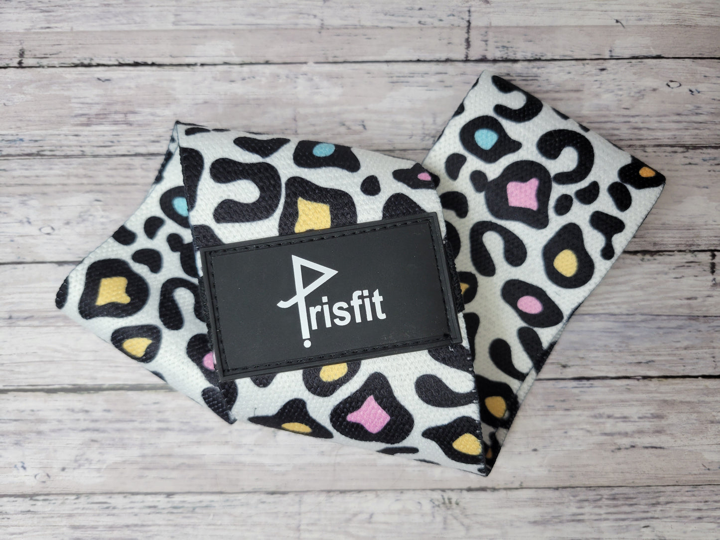 White Multi-Color Leopard Glute Band (Light)