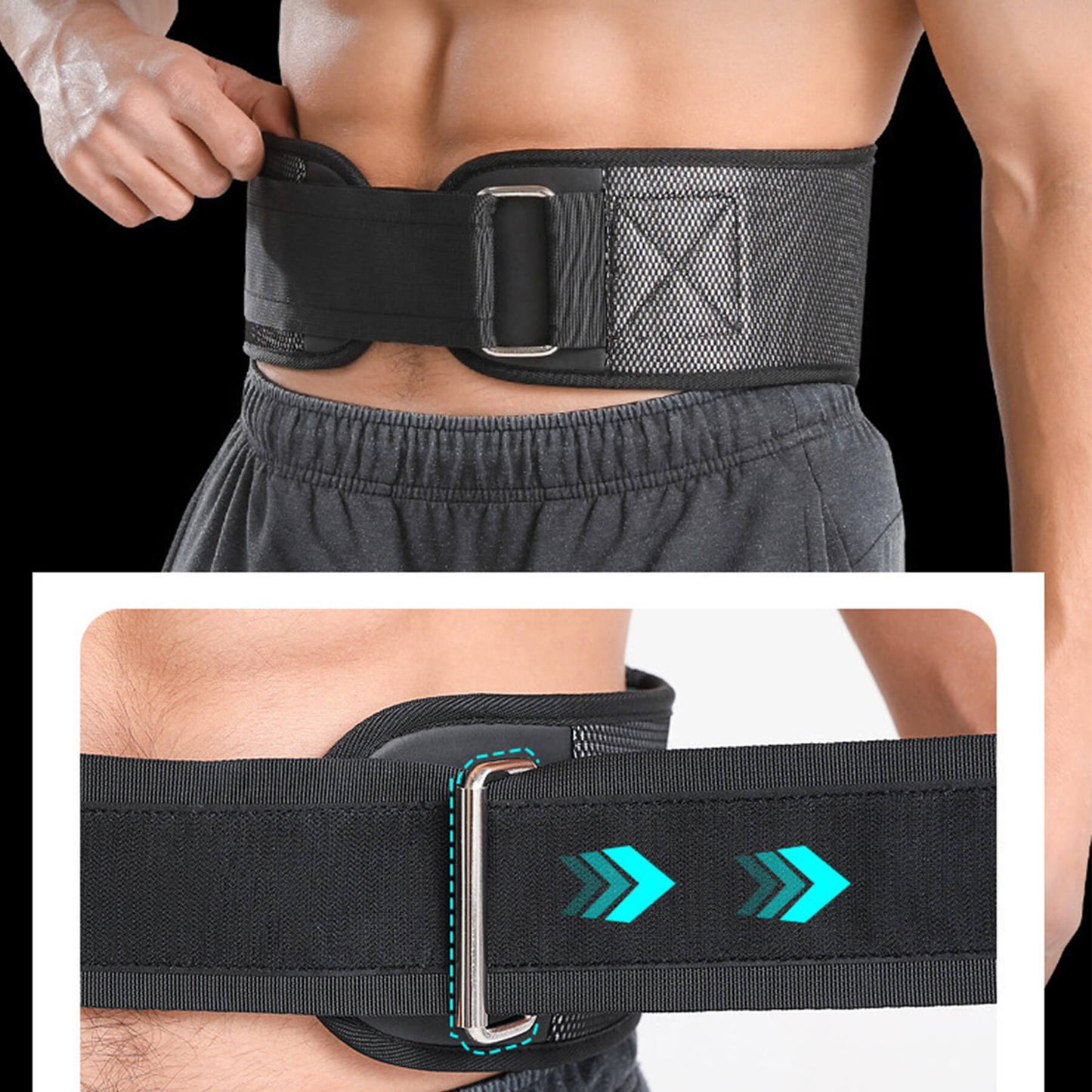 Weight Lifting Belt for Workout, Powerlifting, Squat
