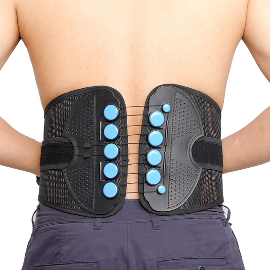 Aofit Back Brace with String Adjustable System, Back Support Pads