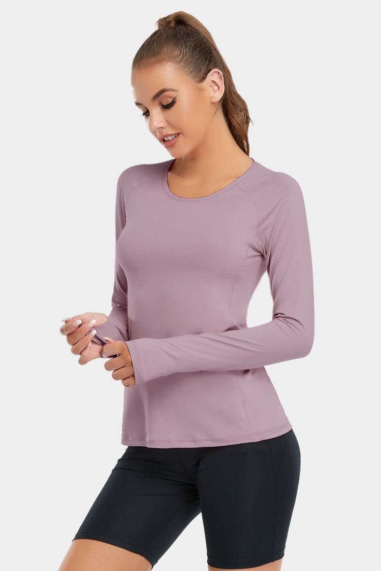 Vutru Round Neck Sports Long Sleeves
