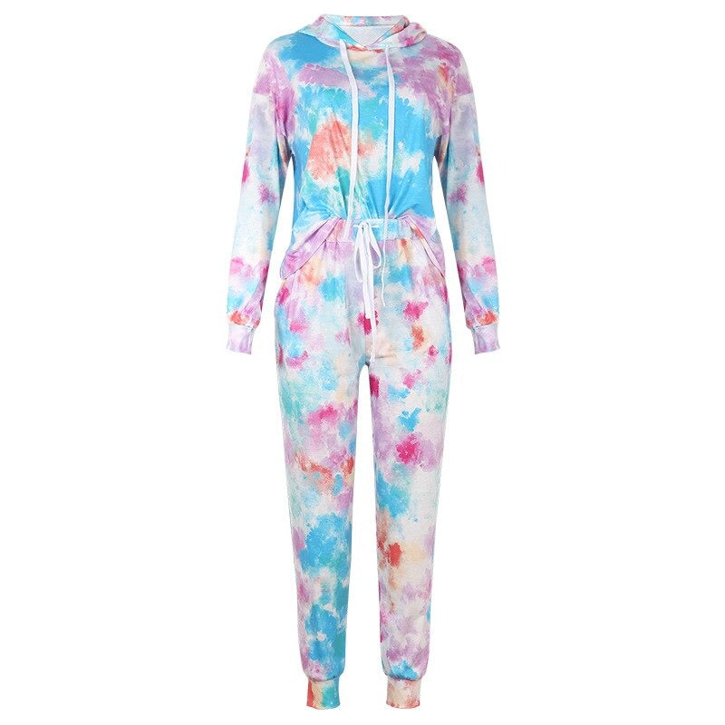 Tie-Dye Two-Piece Suit