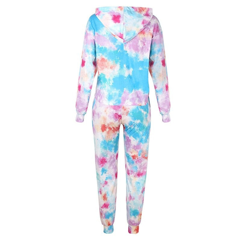 Tie-Dye Two-Piece Suit