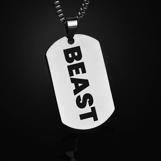 Beast Titanium Steel Fitness Jewelry