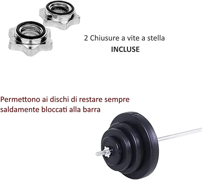 Bilanciere 180 cm - GYMMI