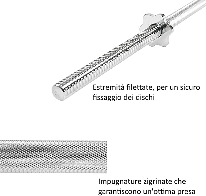 Bilanciere 180 cm - GYMMI
