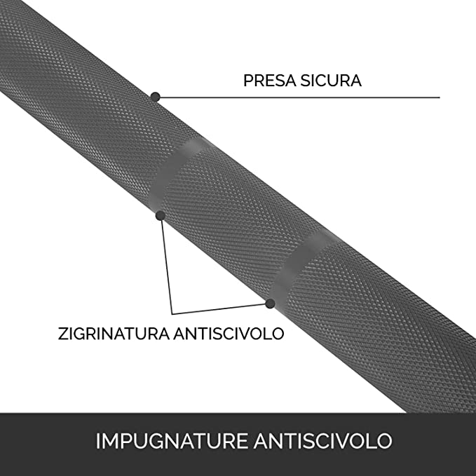 Bilanciere Olimpionico 180 cm - GYMMI