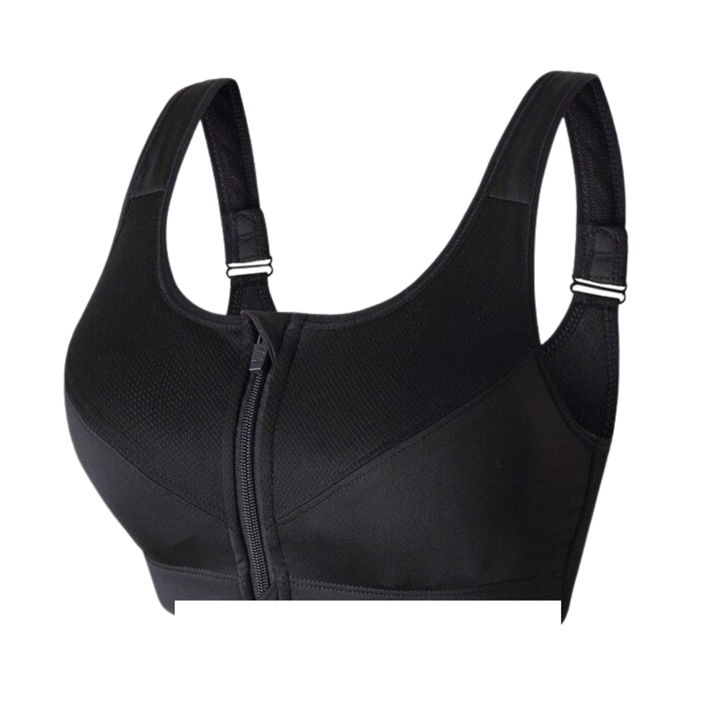 Sports Bra With Front Zipper