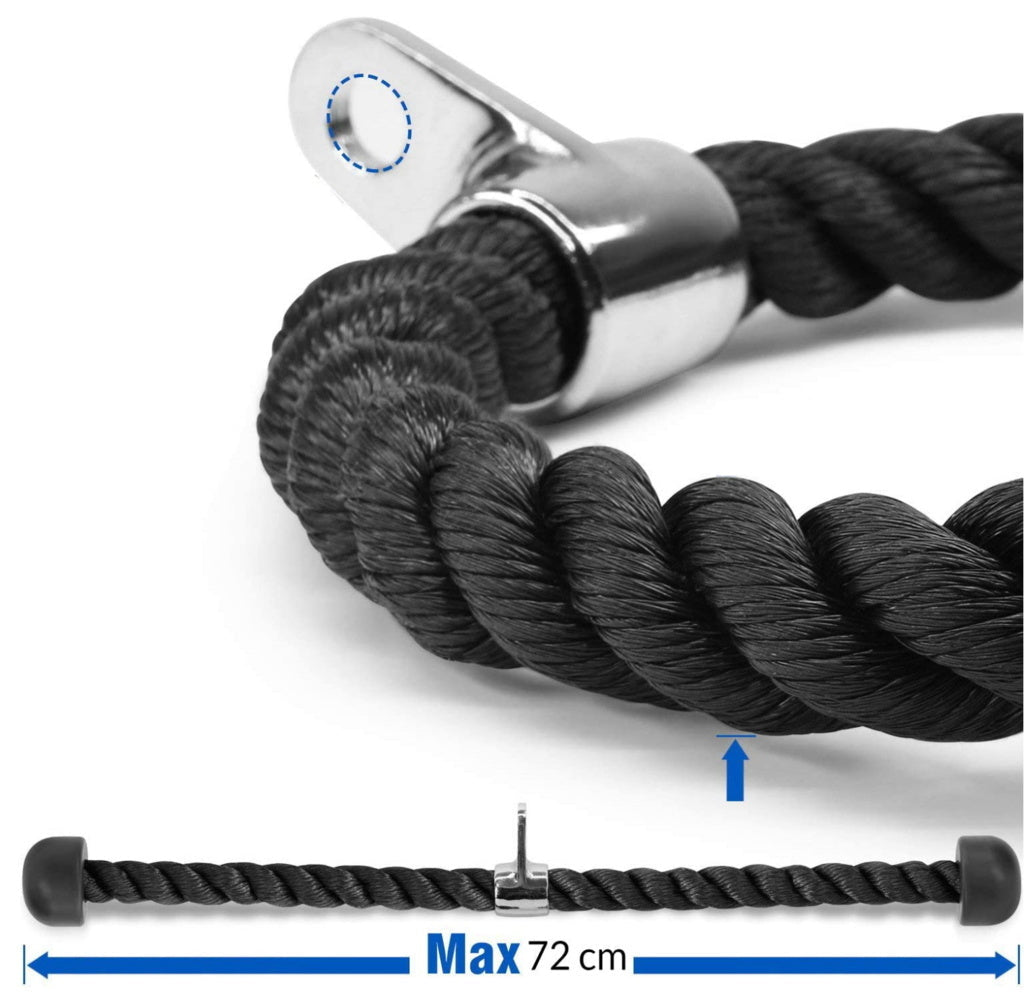 Corda Trazioni per Tricipiti - Tricep Rope - GYMMI