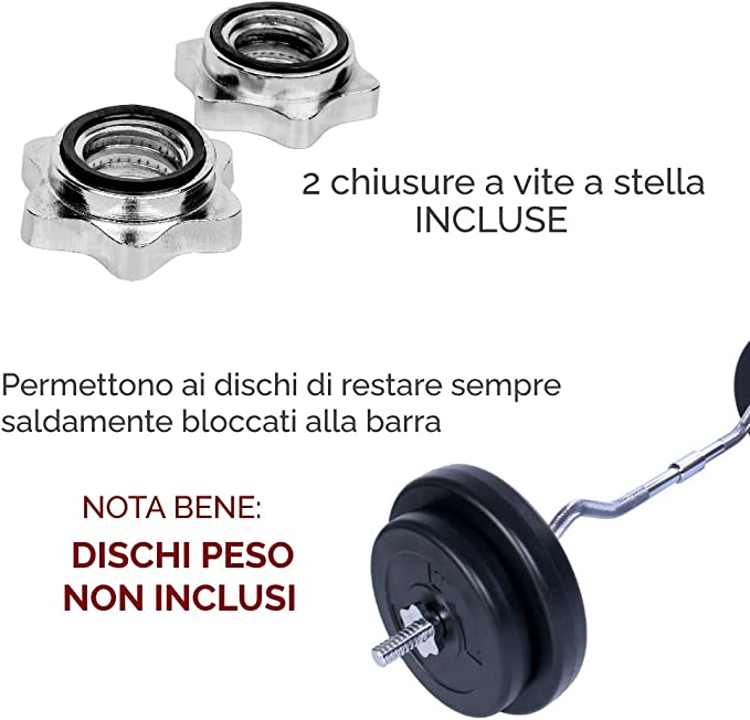 Curl Bilanciere 120 cm - GYMMI
