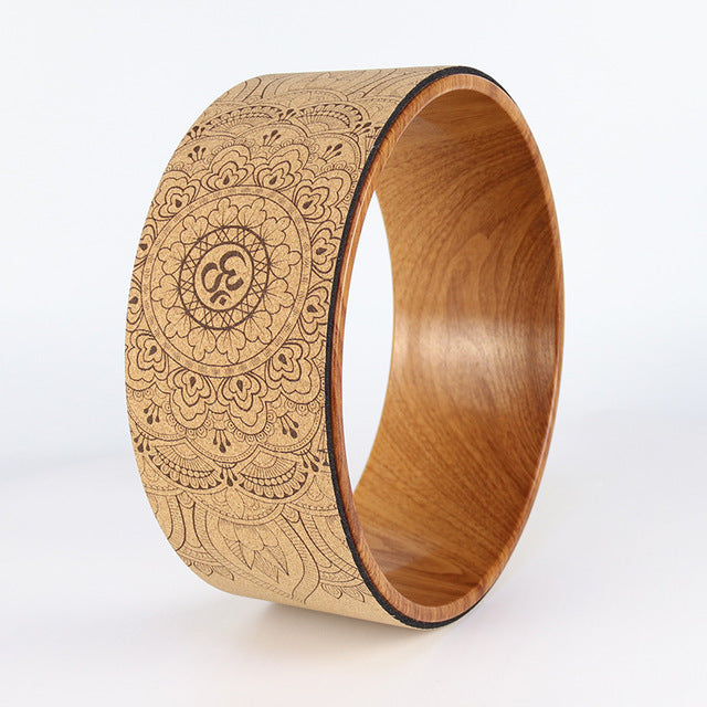 Yoga Wheel - Cork Mandala