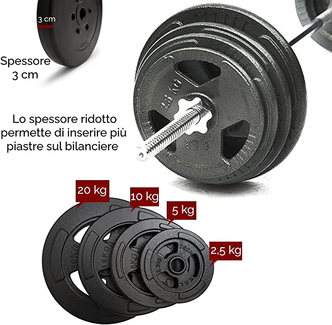Dischi Olimpionici - Vari Pesi Disponibili - GYMMI
