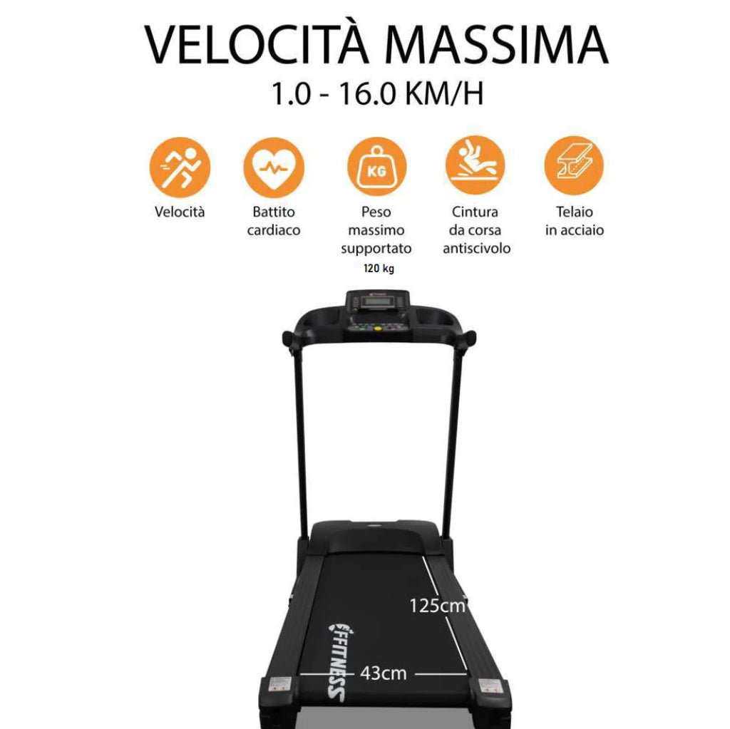Electric Treadmill 16km/h + Adjustable Dumbbell Bundle - GYMMI