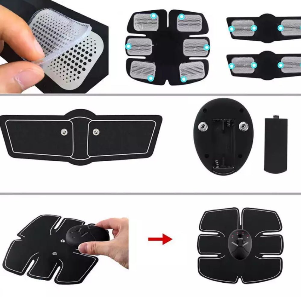 Elettrostimolatore per Addominali con Tecnologia EMS - GYMMI