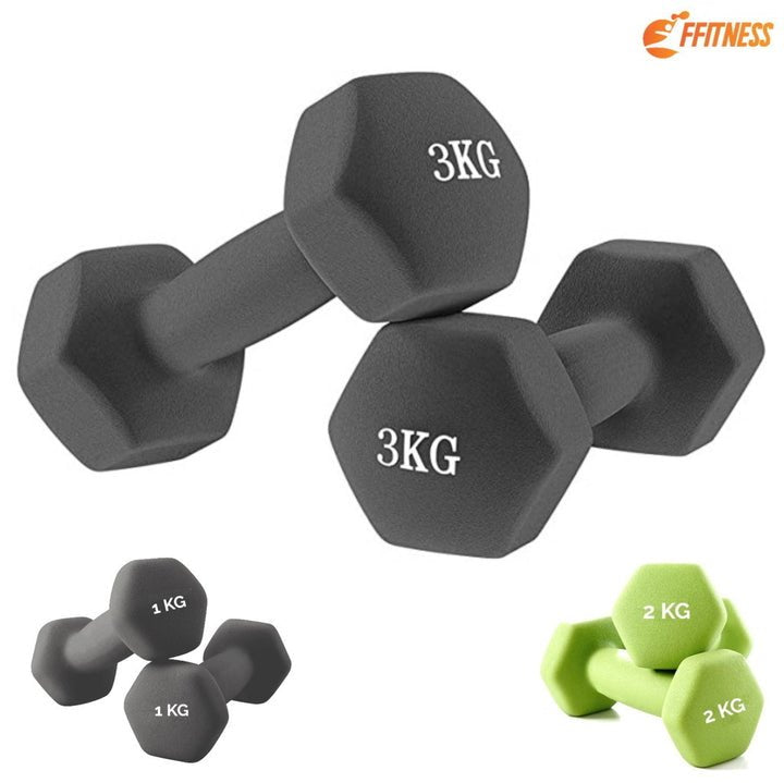 Exercise Bike + Yoga Mat + Dumbbell Bundle Kit - GYMMI