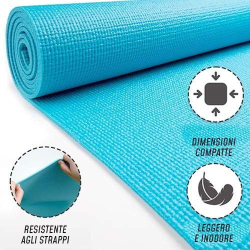 Exercise Bike + Yoga Mat + Dumbbell Bundle Kit - GYMMI