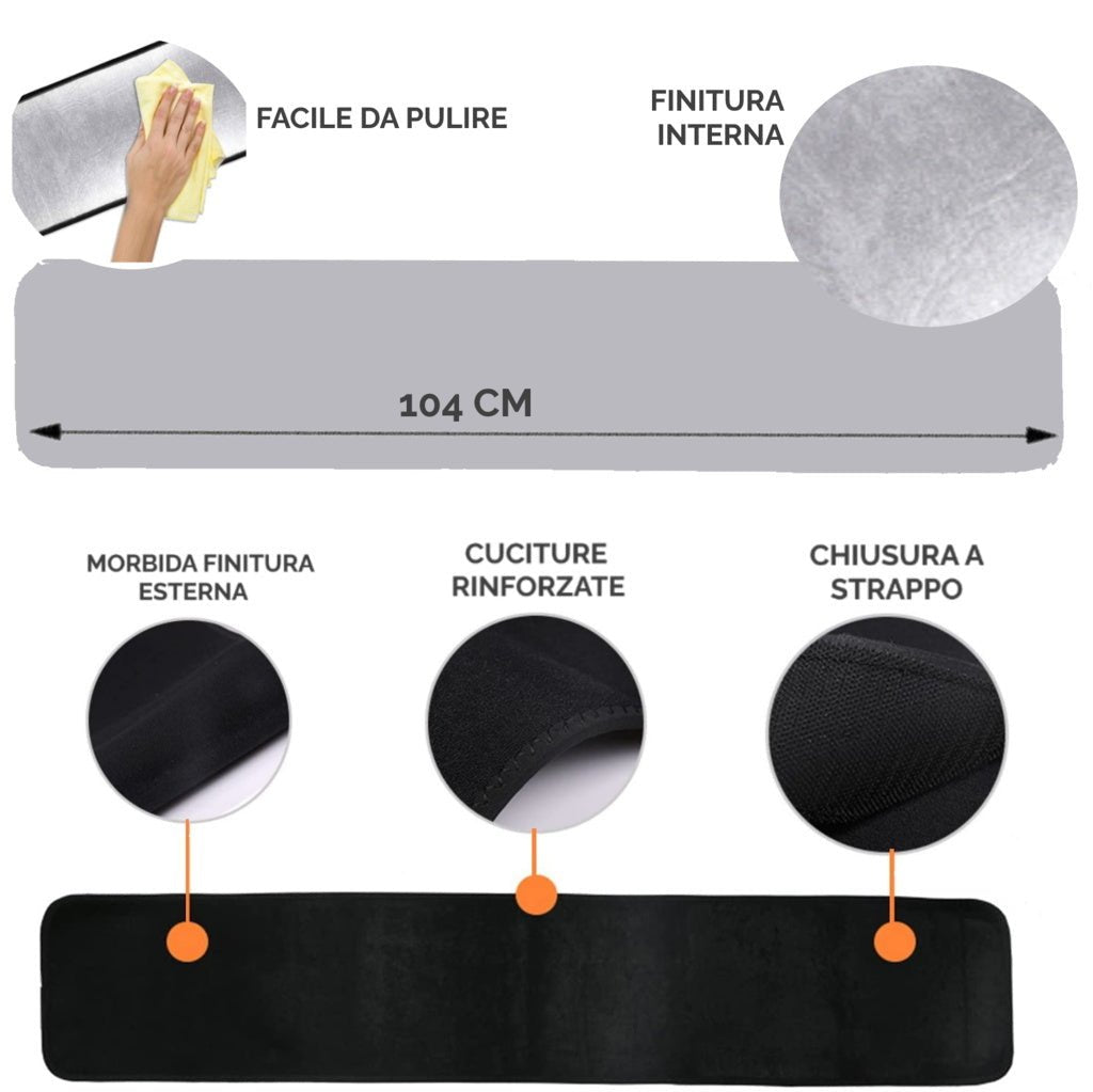 Fascia Addominale Dimagrante - Cintura Regolabile - GYMMI