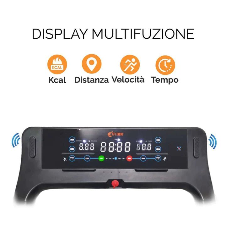 Folding Electric Treadmill 16km/h + Dumbbell Bundle - GYMMI