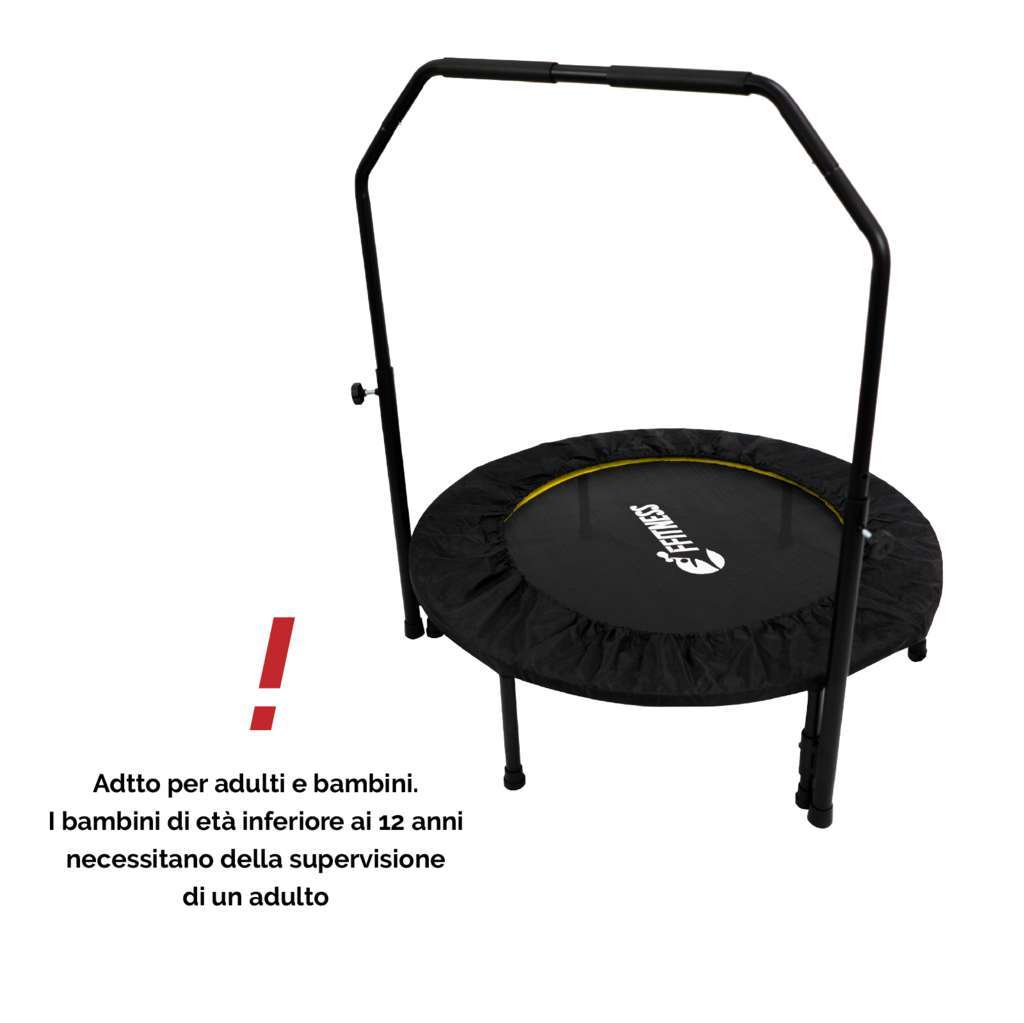 Folding Indoor Fitness Trampoline Rebounder - GYMMI