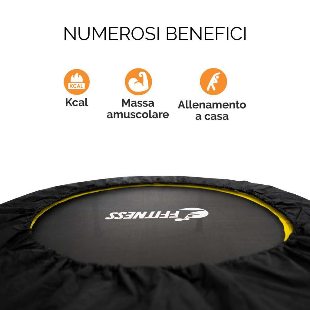 Folding Indoor Fitness Trampoline Rebounder - GYMMI