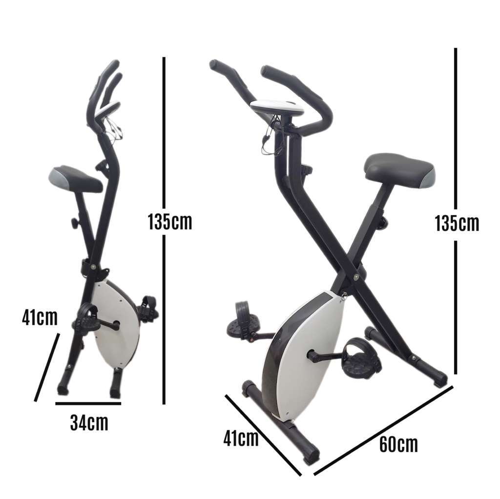 Folding X-Bike Exercise Bike - GYMMI