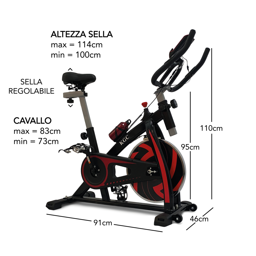 Indoor Cycling Fast Spin Bike - 6kg Flywheel