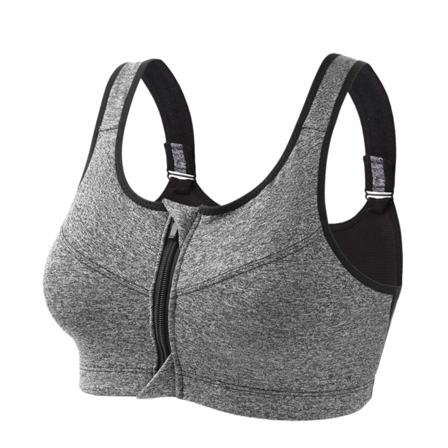 Sports Bra With Front Zipper