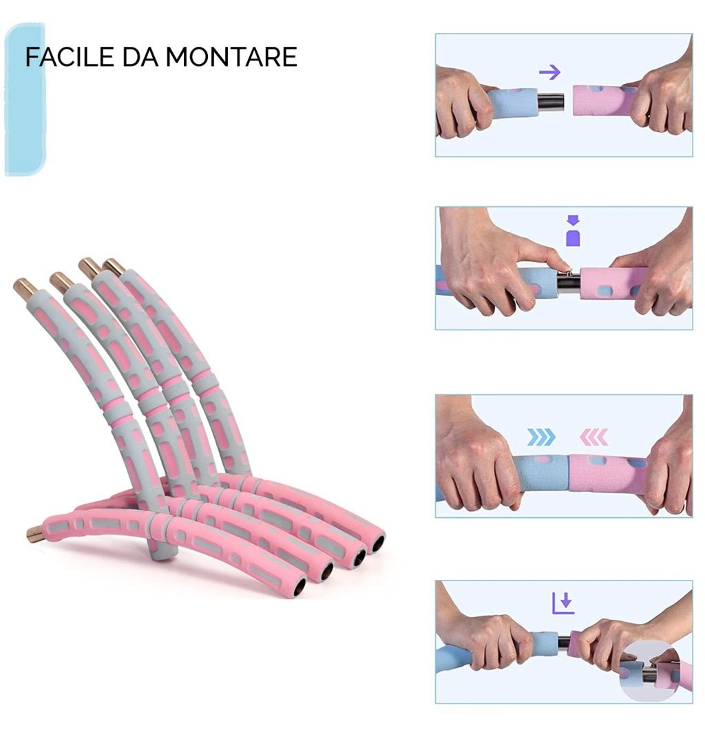 Hula Hoop Dimagrante - Cerchio Ginnico Morbido - GYMMI